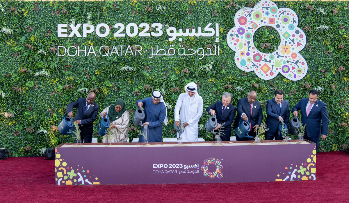 Amir patronises inauguration of International Horticultural Expo 2023 Doha